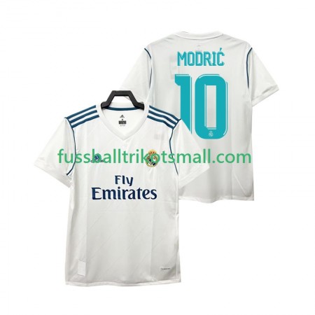 Fußballtrikots Real Madrid Modrić 10 2017 Retro Kurzarm Heimtrikotsatz kaufen
